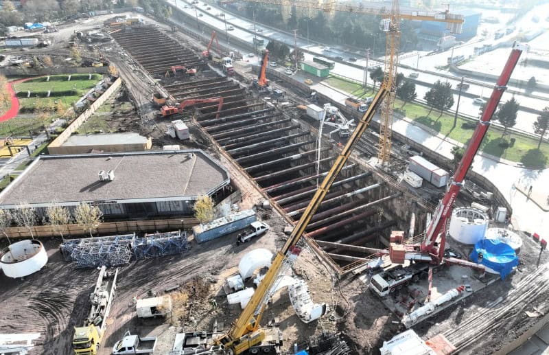 Körfezray Metro Projesi'nde Beşinci TBM Yer Altı Çalışmalarına Başladı