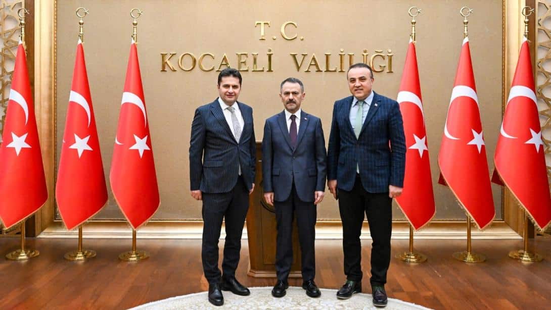 Mesleki ve Teknik Eğitim Genel Müdürü Salih Kaygusuz'dan Kocaeli Valiliğine Ziyaret
